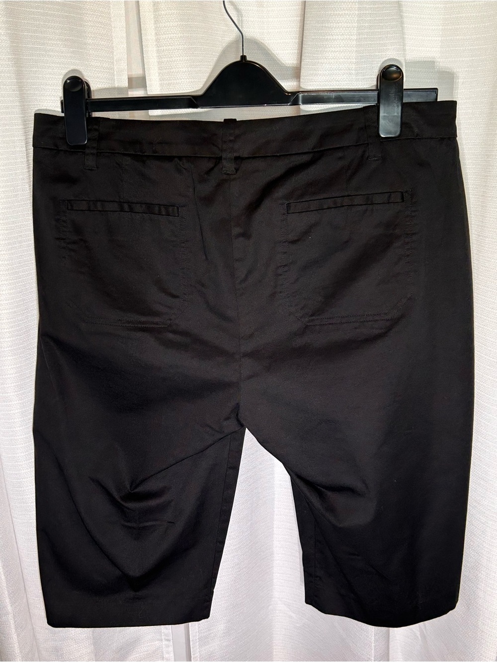 Vince - Men's Black Tailored Chino Golf Shorts - Picture 4 of 12